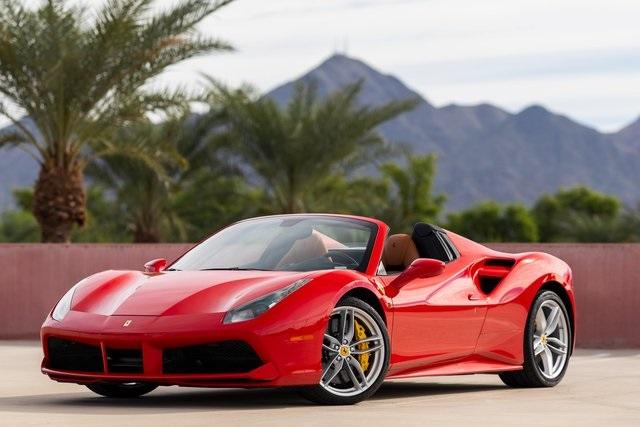 Used 2018 Ferrari 488 Spider Base for sale $329,900 at Koenigsegg Scottsdale in Scottsdale AZ